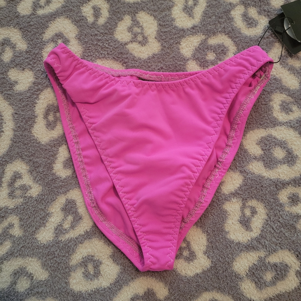 NWT hot pink bikini bottoms